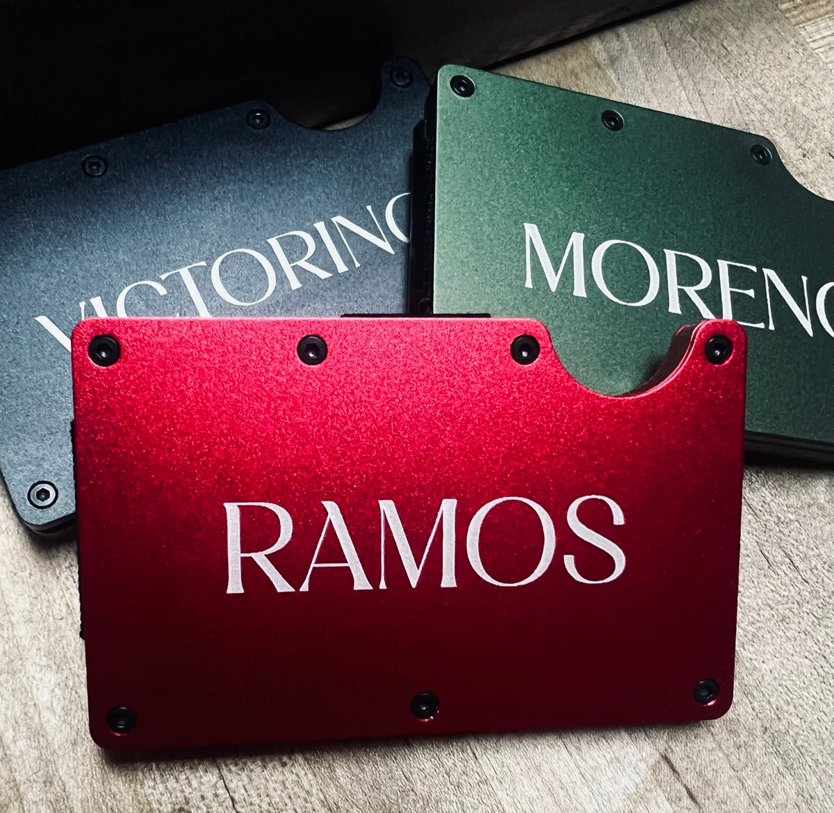 Anodized Metal Minimal RFID Wallet
