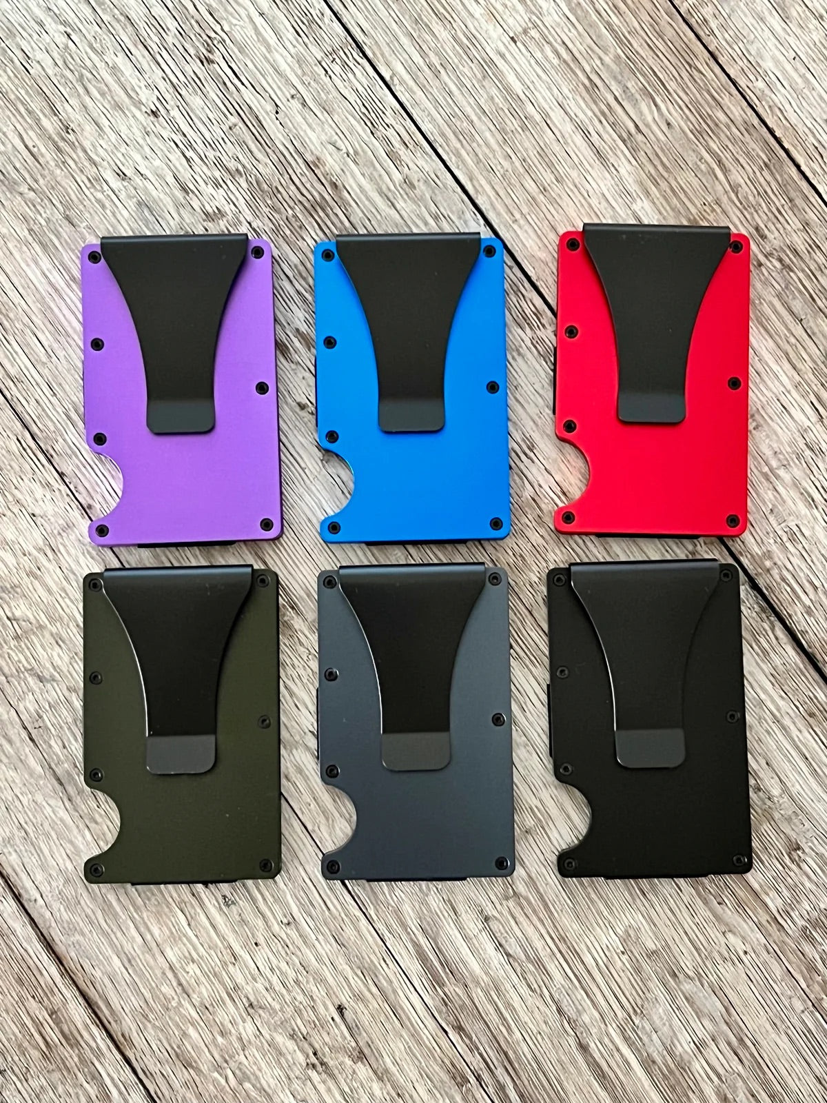 Anodized Metal Minimal RFID Wallet