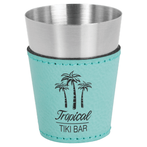 Leather Wrapped Shot Glass