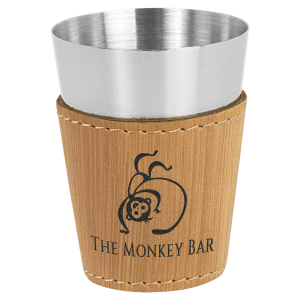 Leather Wrapped Shot Glass