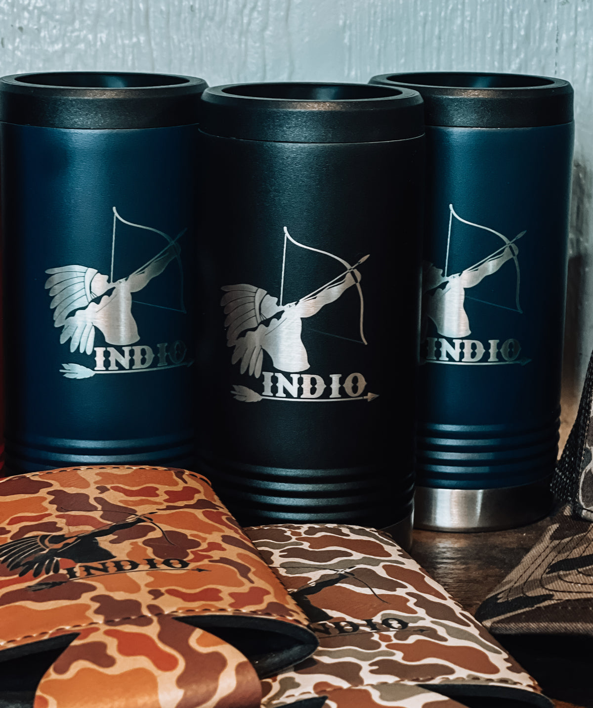 Slim Stainless Powder Coated Koozie