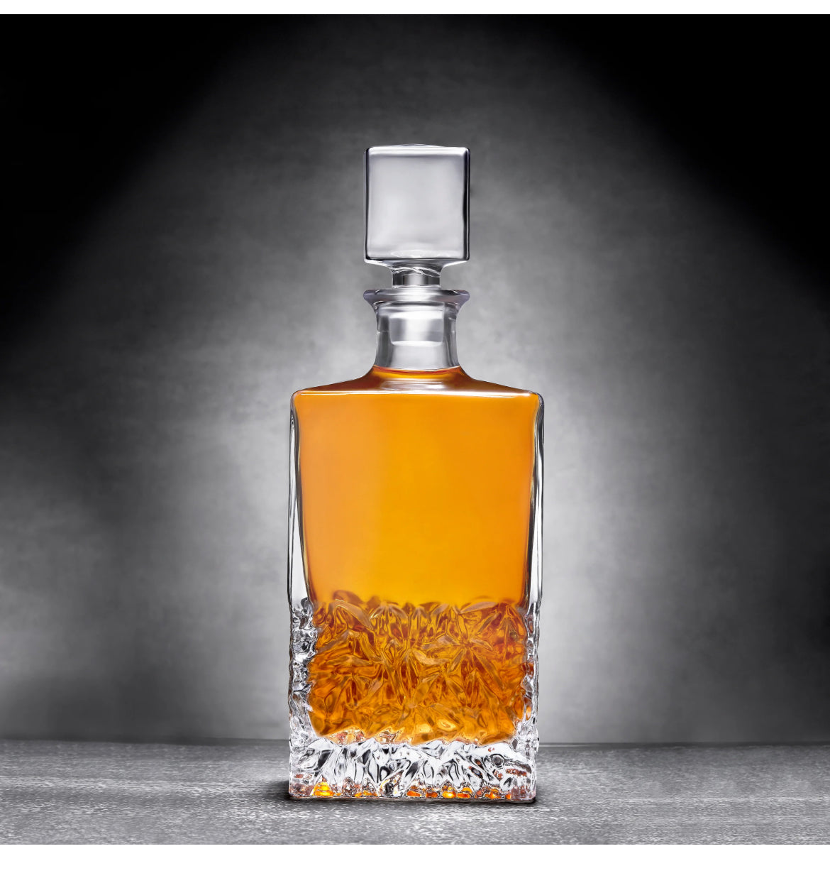 Personalized Whiskey Decanter with Rocks Glasses