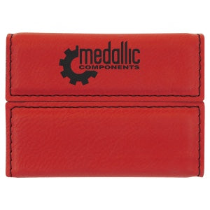 Hard Leather Business Card Holder