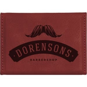 Hard Leather Business Card Holder