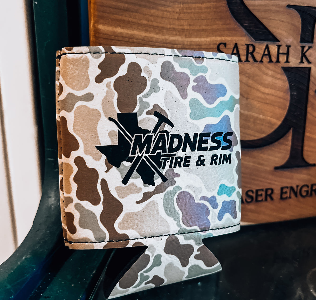Heritage Collection Magnetic Leather Koozie - Set of 5