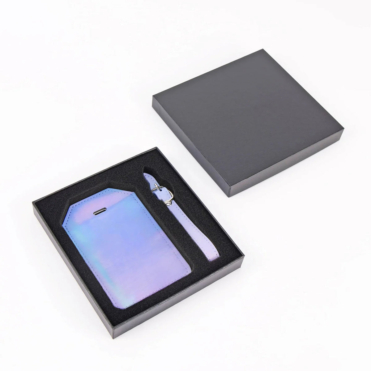 Luxury Travel Luggage Tag with Privacy Flap