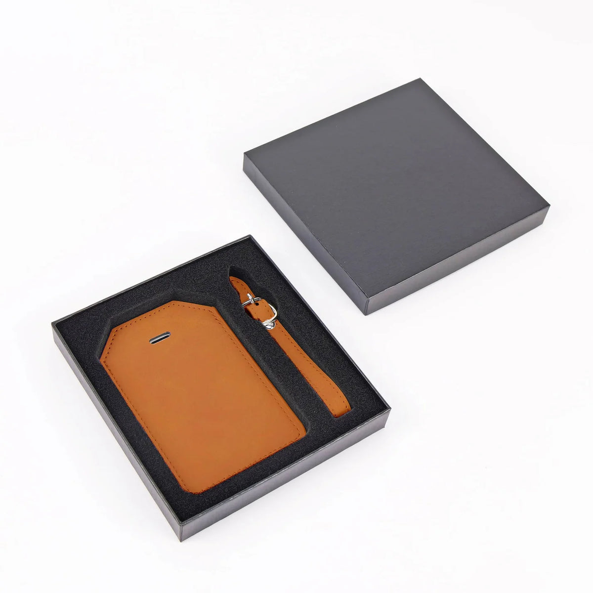 Luxury Travel Luggage Tag with Privacy Flap