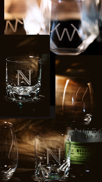 Personalized Whiskey Decanter with Rocks Glasses