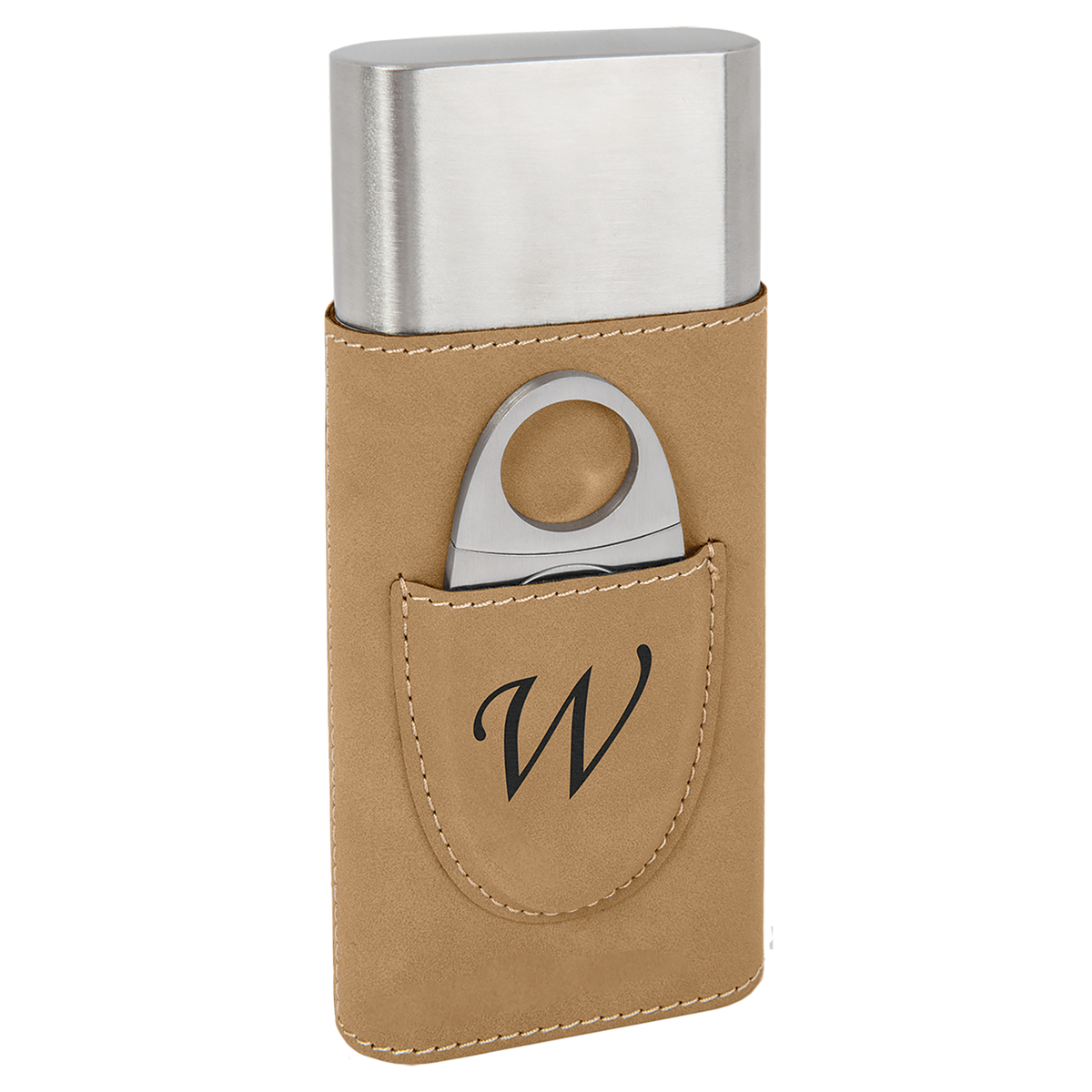 Personalized Cigar Case with Cutter