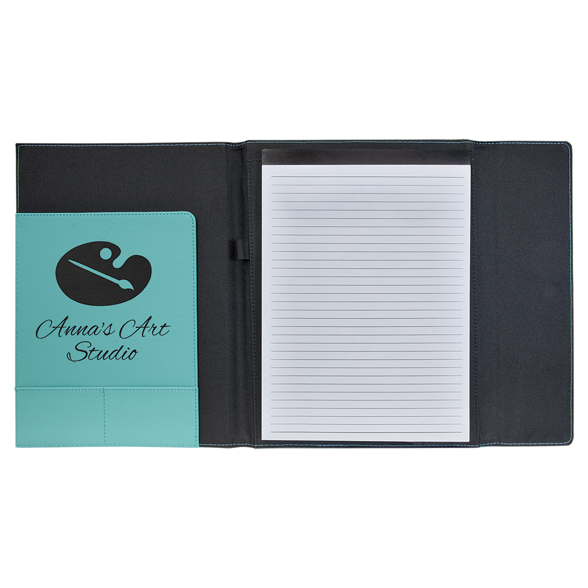 Personalized Canvas Portfolio with Notepad, Large