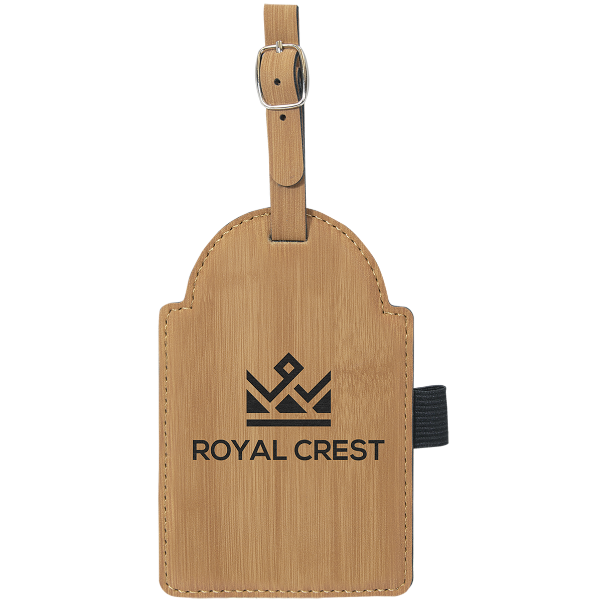 Golf Bag Tag with 3 Wooden Tees