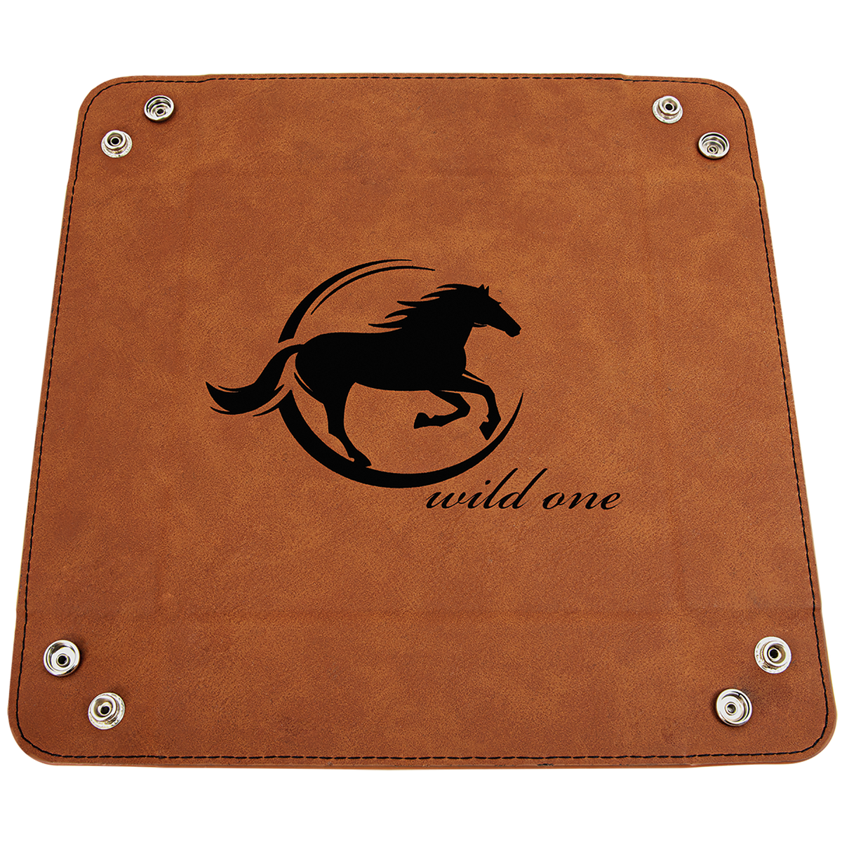 Personalized Valet Tray with Snaps