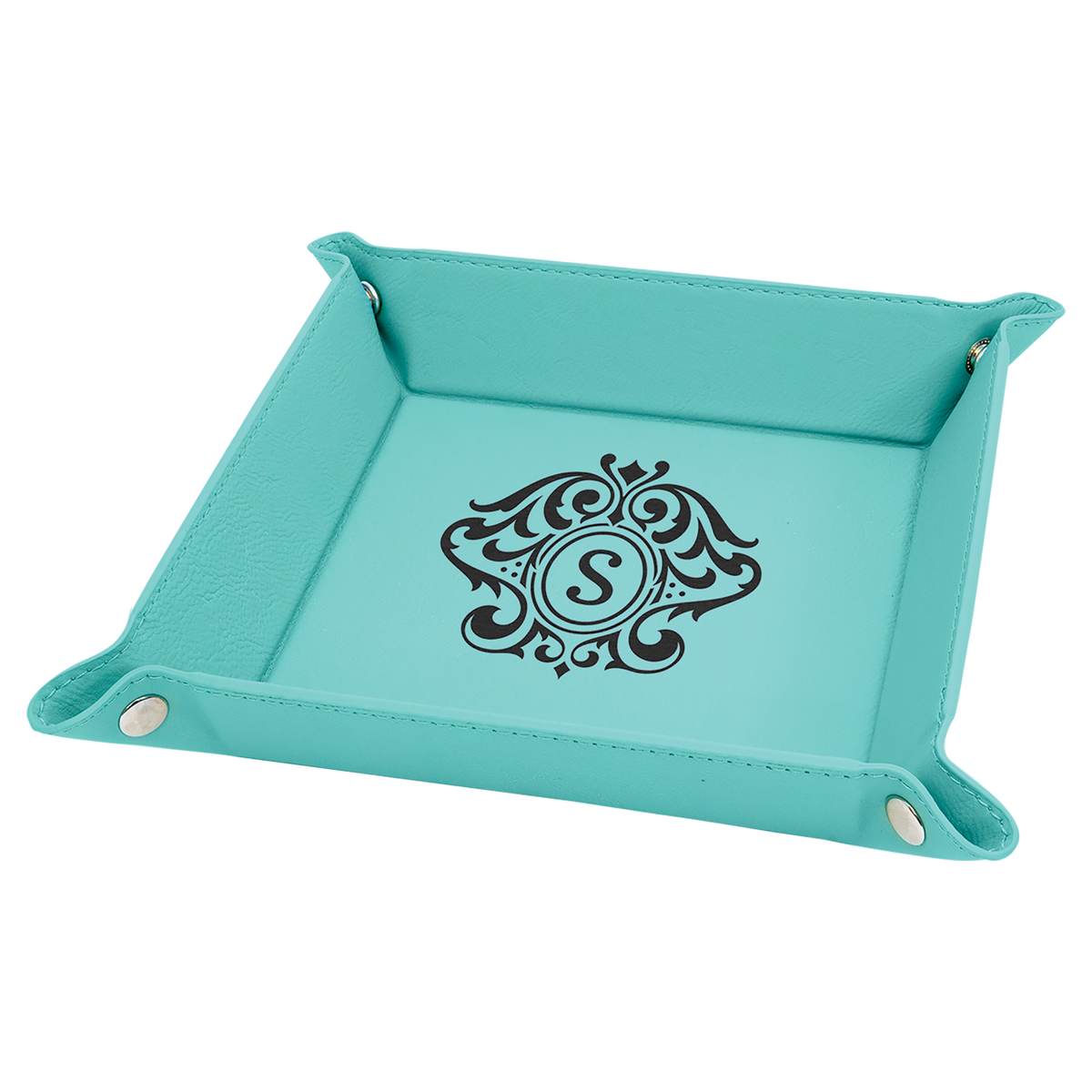 Personalized Valet Tray with Snaps