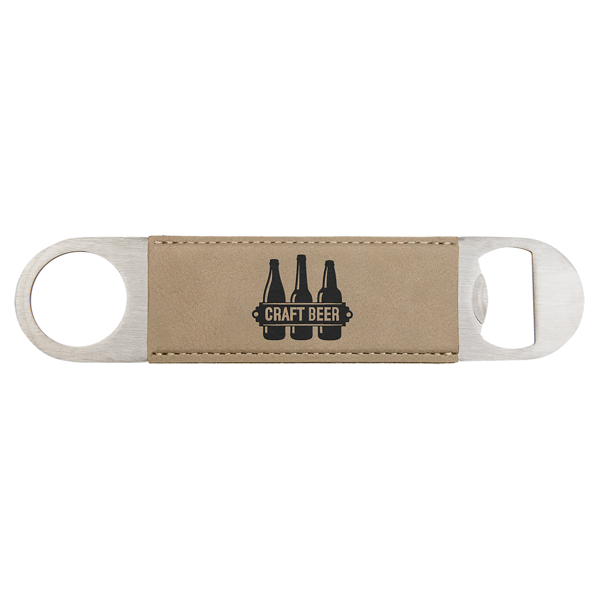 Personalized Leather Bottle Opener