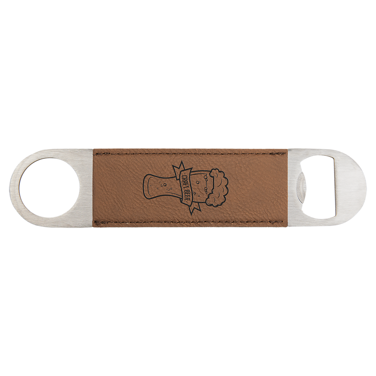 Personalized Leather Bottle Opener