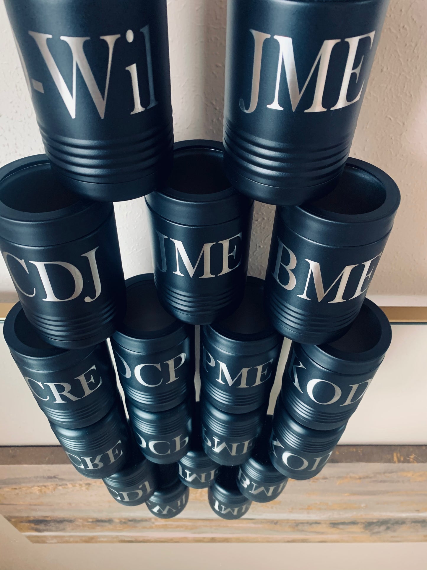 Powder Coated Stainless Koozie