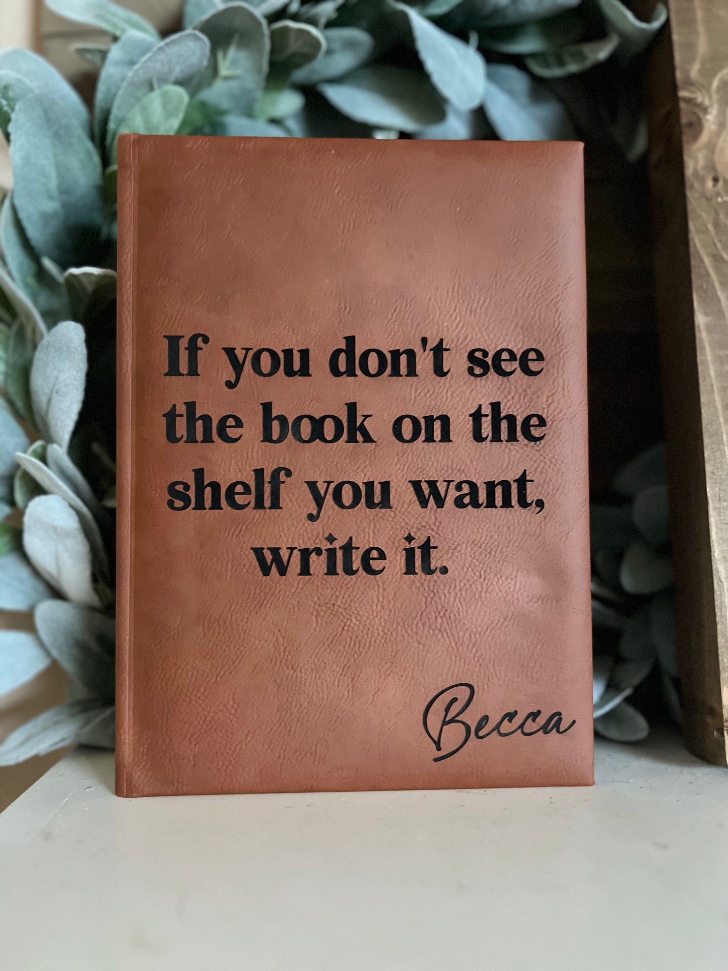 Personalized Journal with Lined Paper (Non-Refillable)