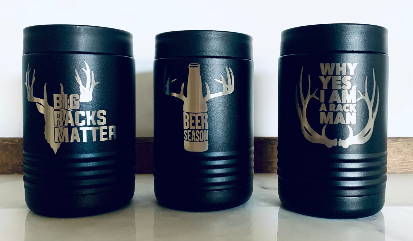 Powder Coated Stainless Koozie