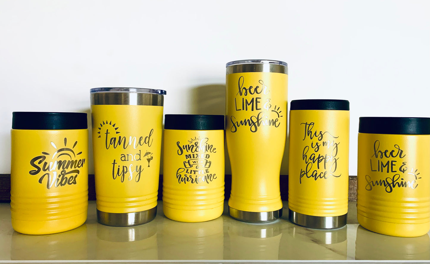 Powder Coated Stainless Koozie