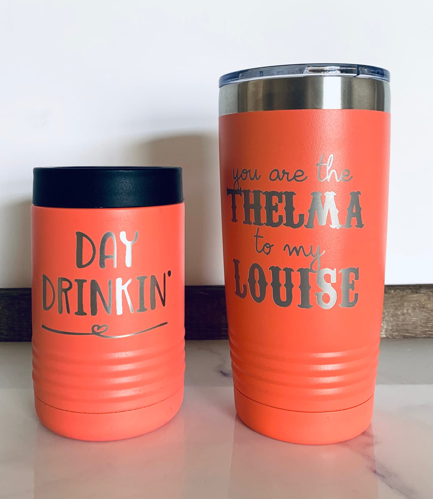 Powder Coated Stainless Koozie