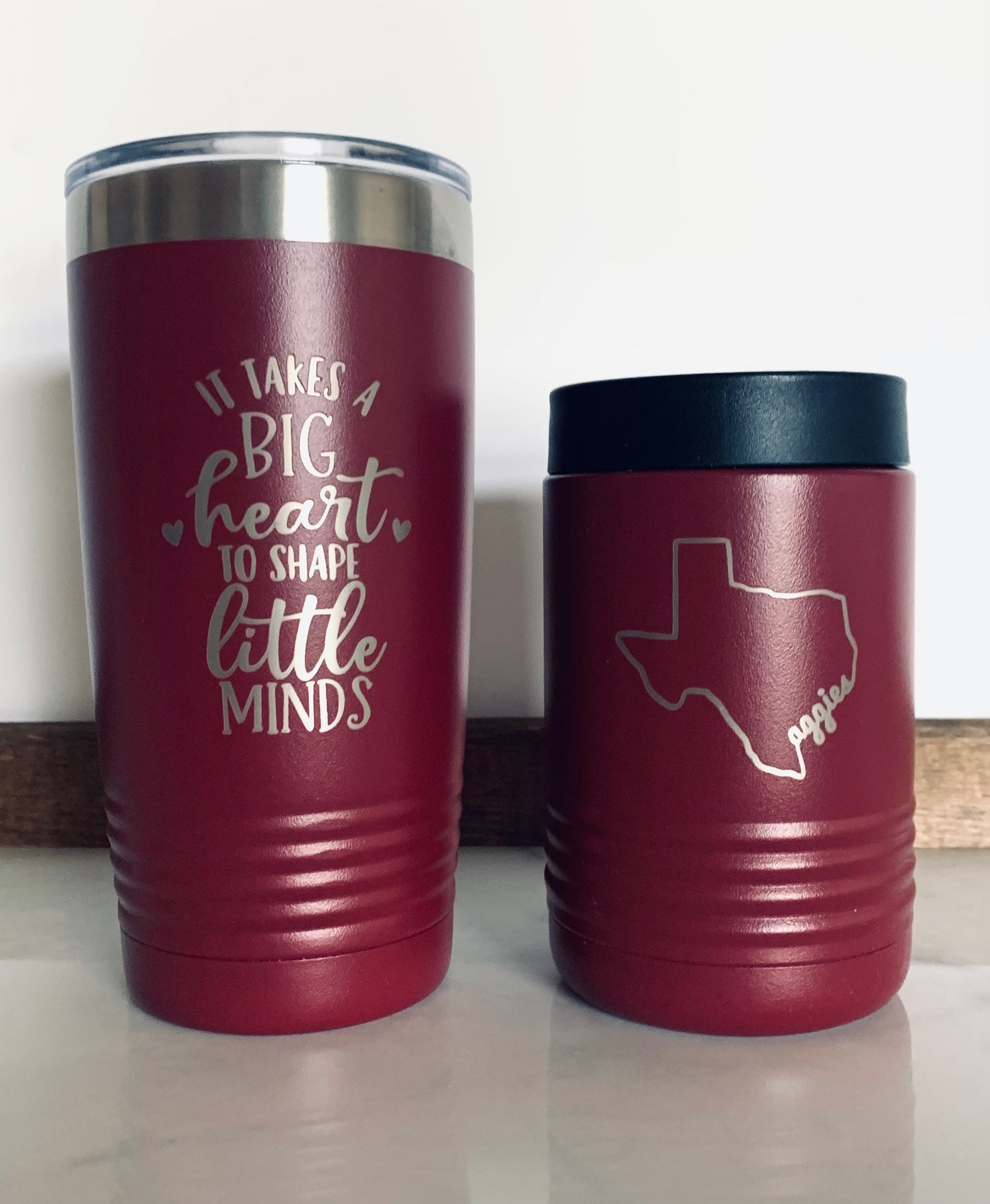 Powder Coated Stainless Koozie