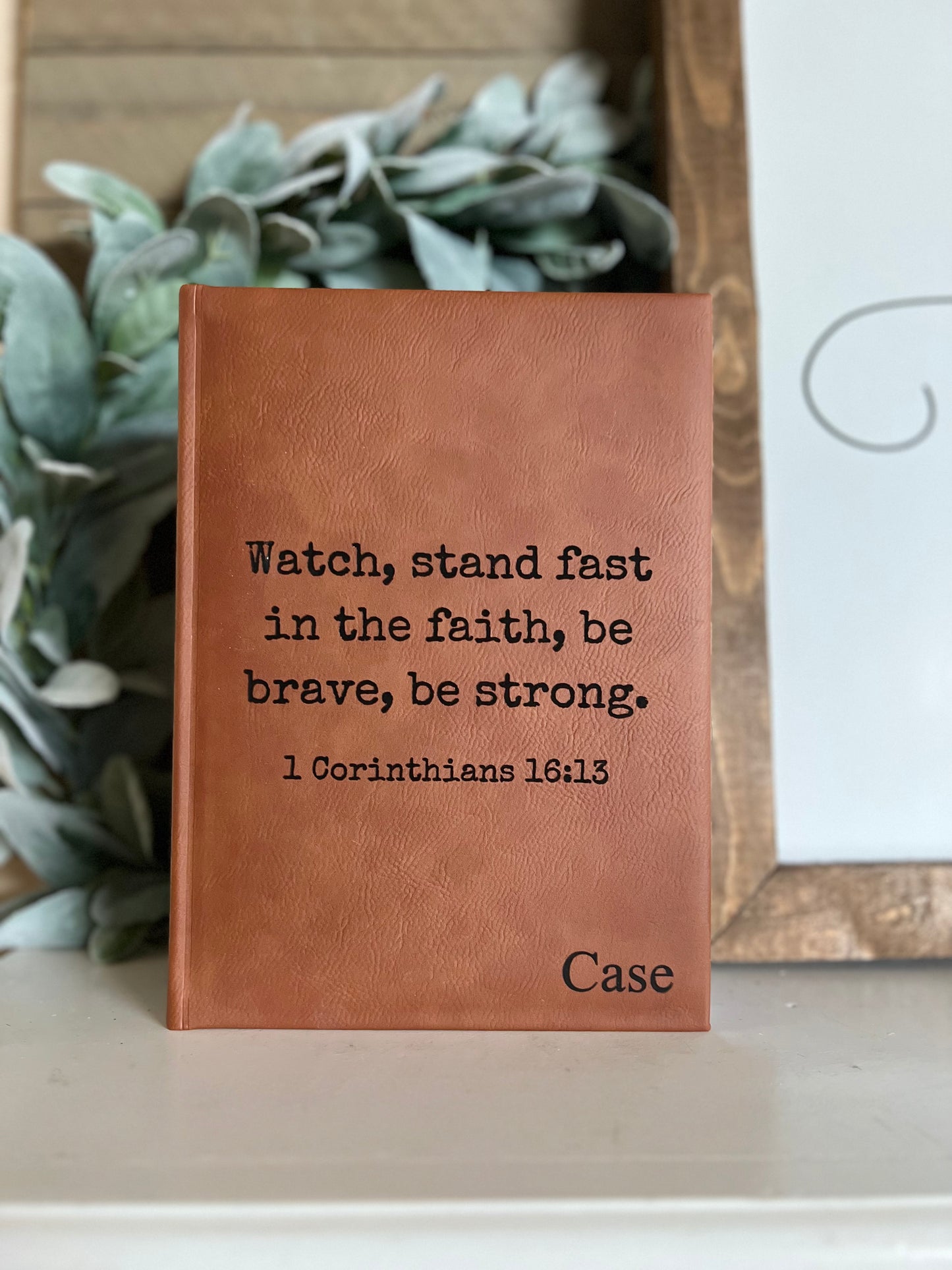 Personalized Journal with Lined Paper (Non-Refillable)