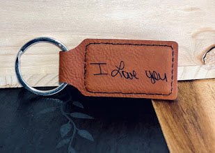 Personalized Rectangle Keychain