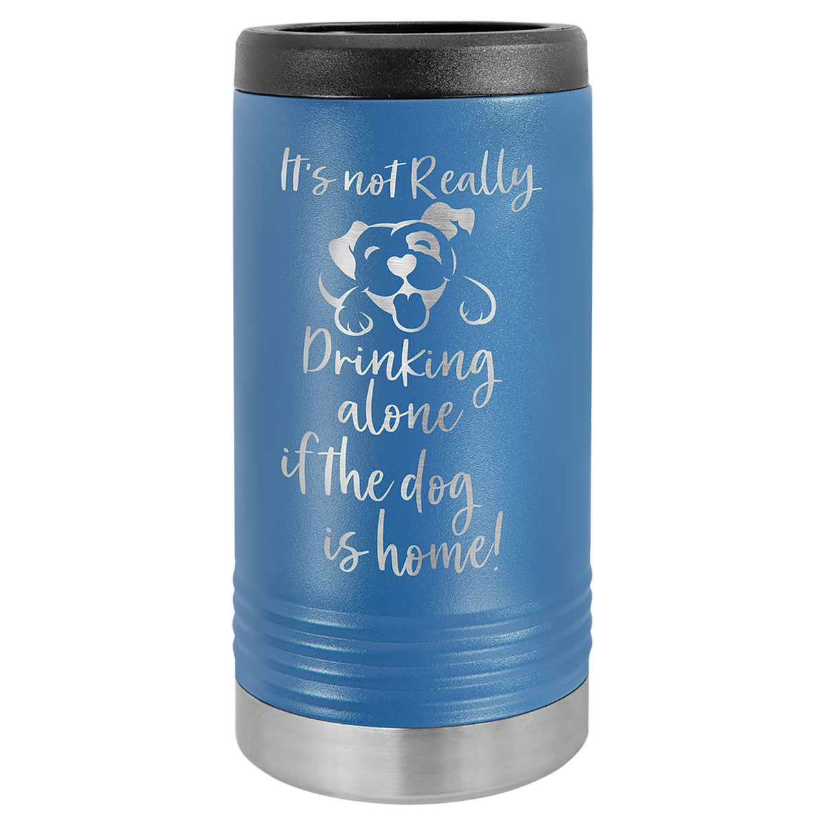 Slim Stainless Powder Coated Koozie