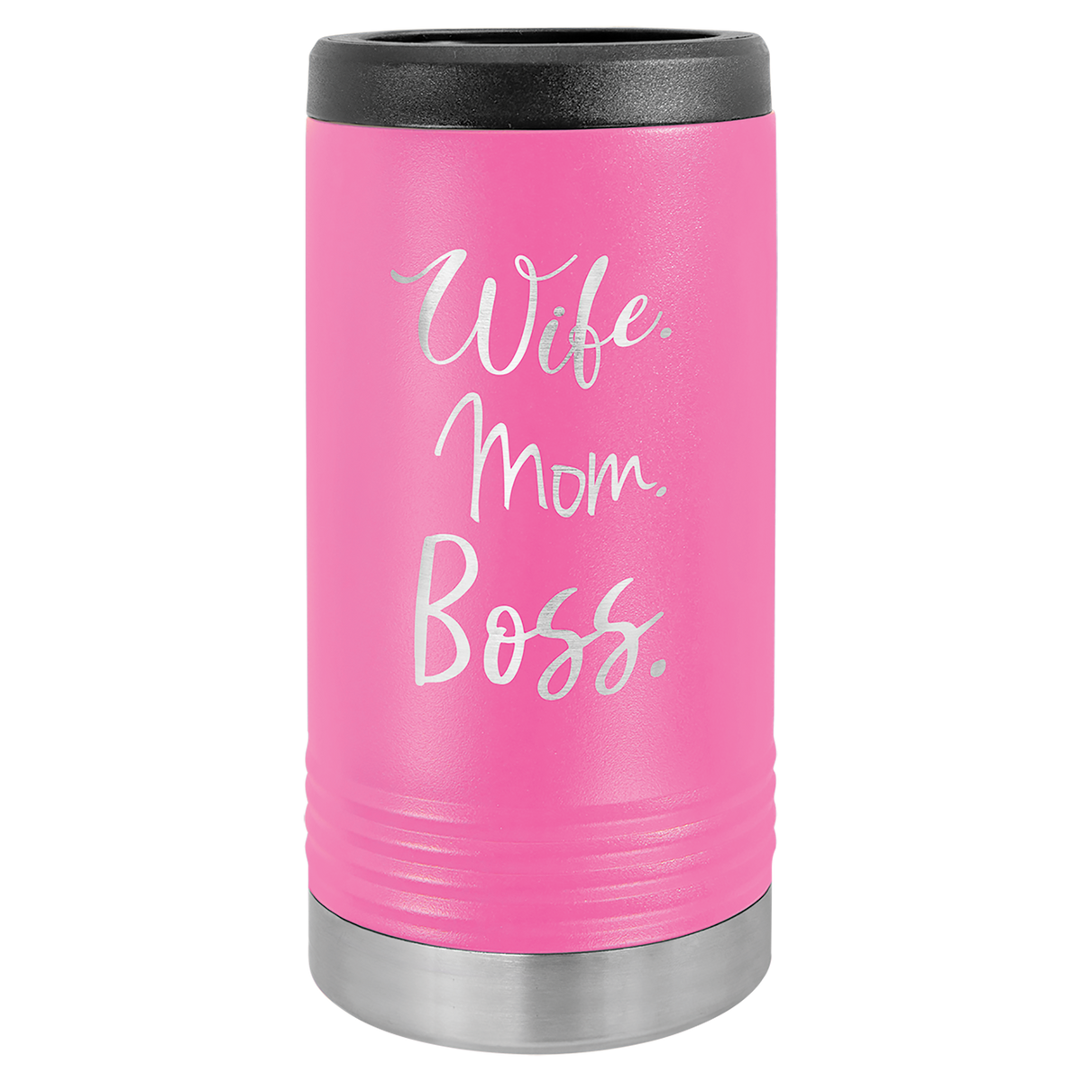 Slim Stainless Powder Coated Koozie
