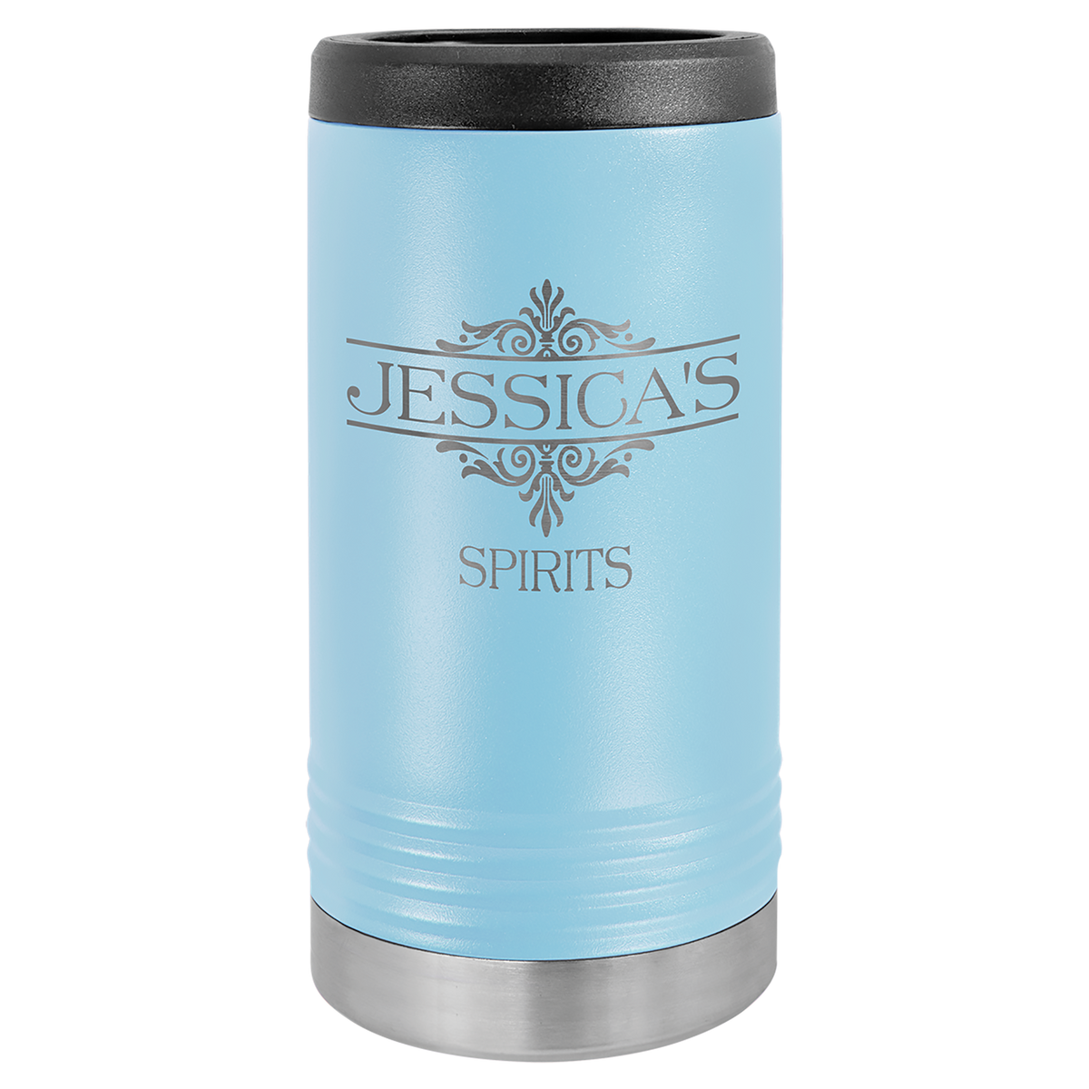 Slim Stainless Powder Coated Koozie