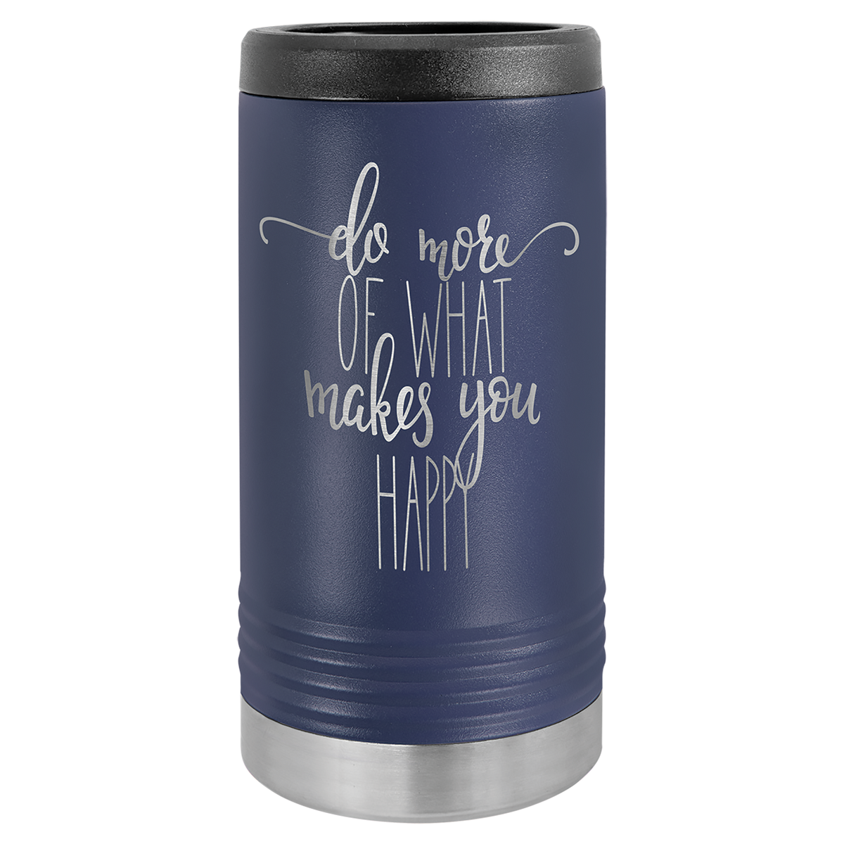 Slim Stainless Powder Coated Koozie