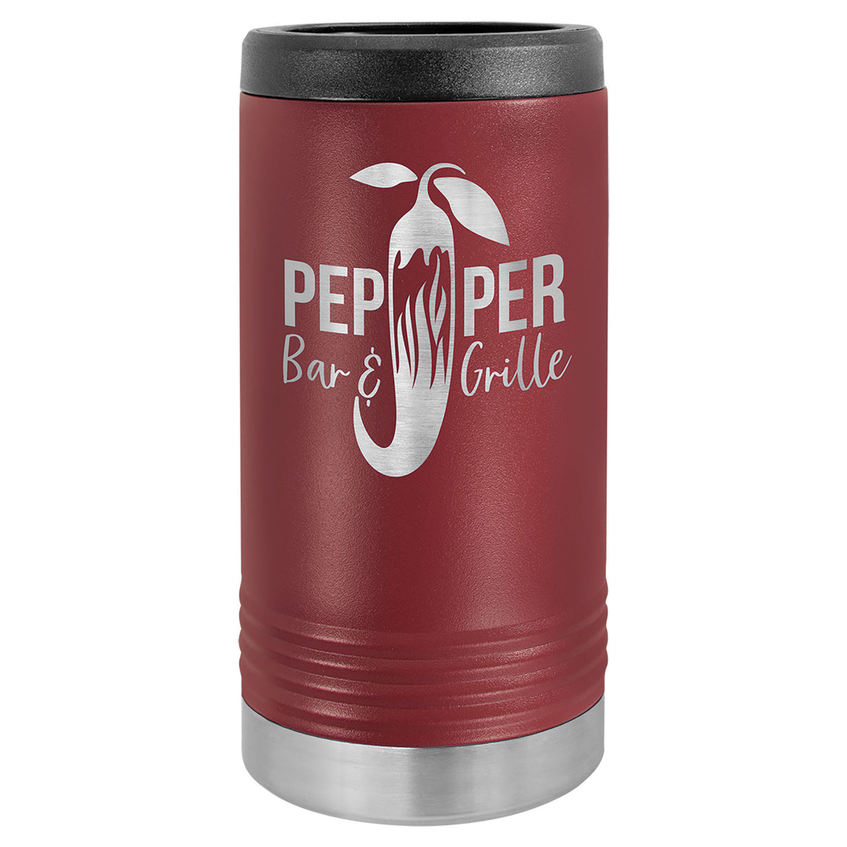 Slim Stainless Powder Coated Koozie