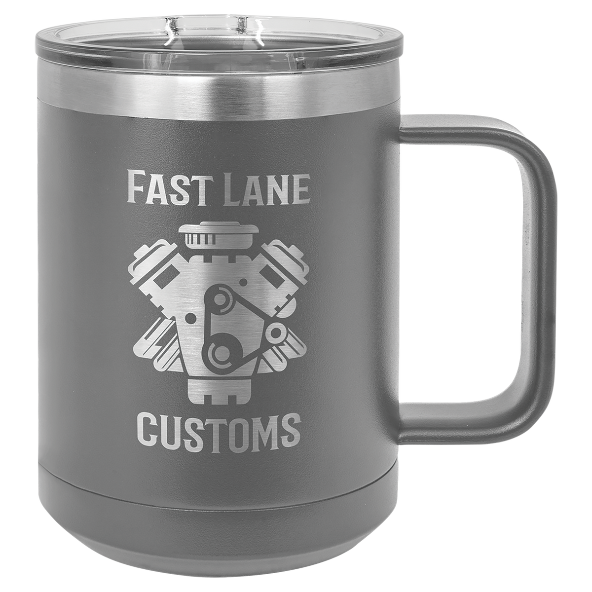 15 oz. Mug with Slider Lid and Handle