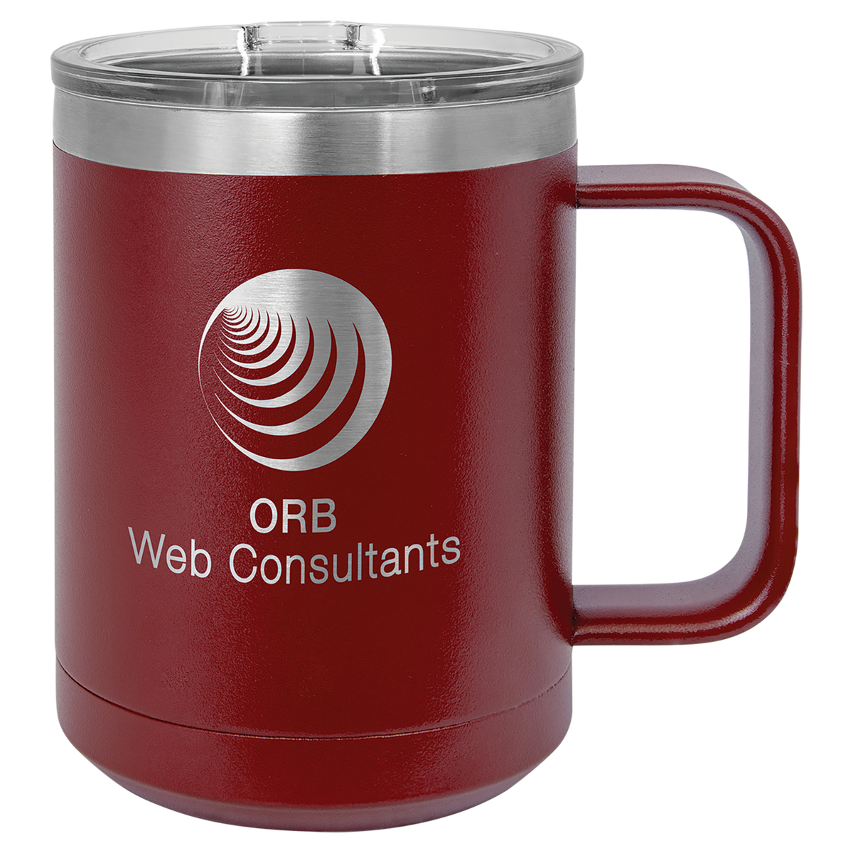15 oz. Mug with Slider Lid and Handle