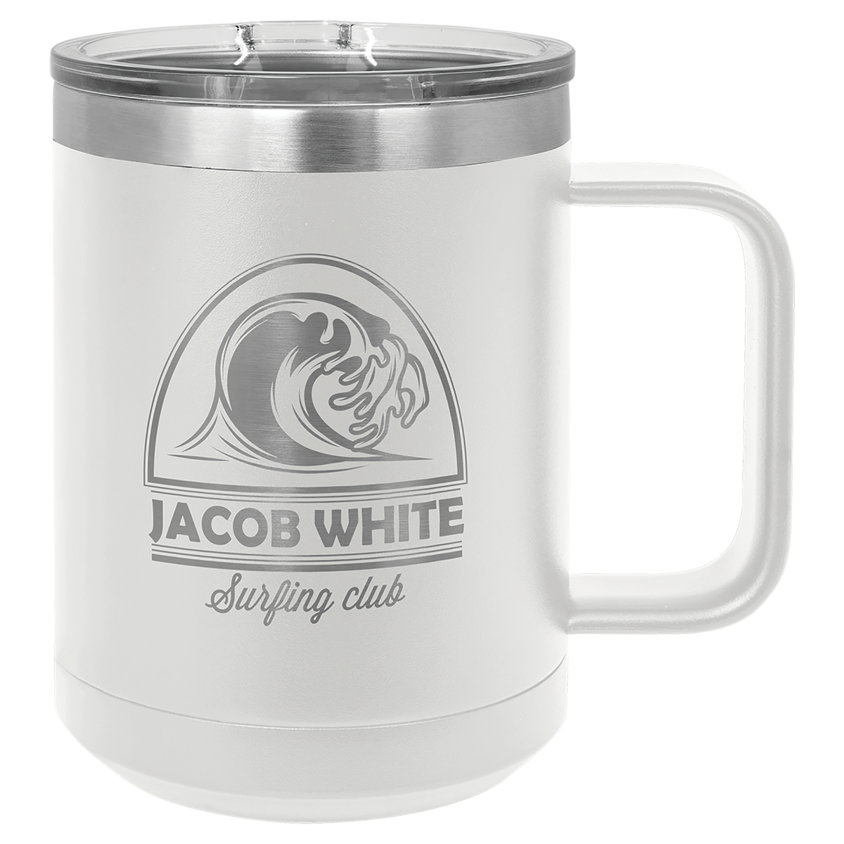 15 oz. Mug with Slider Lid and Handle