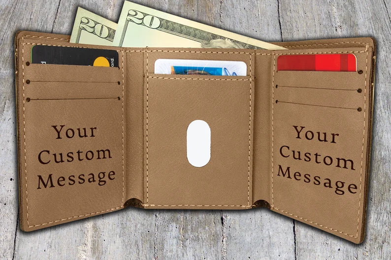 Personalized Trifold Wallet